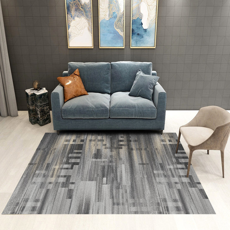 Avtoit | Multicolor Abstract Carpet Polyester Industrial Carpet Pet Friendly Washable Non-Slip Rug for Living Room