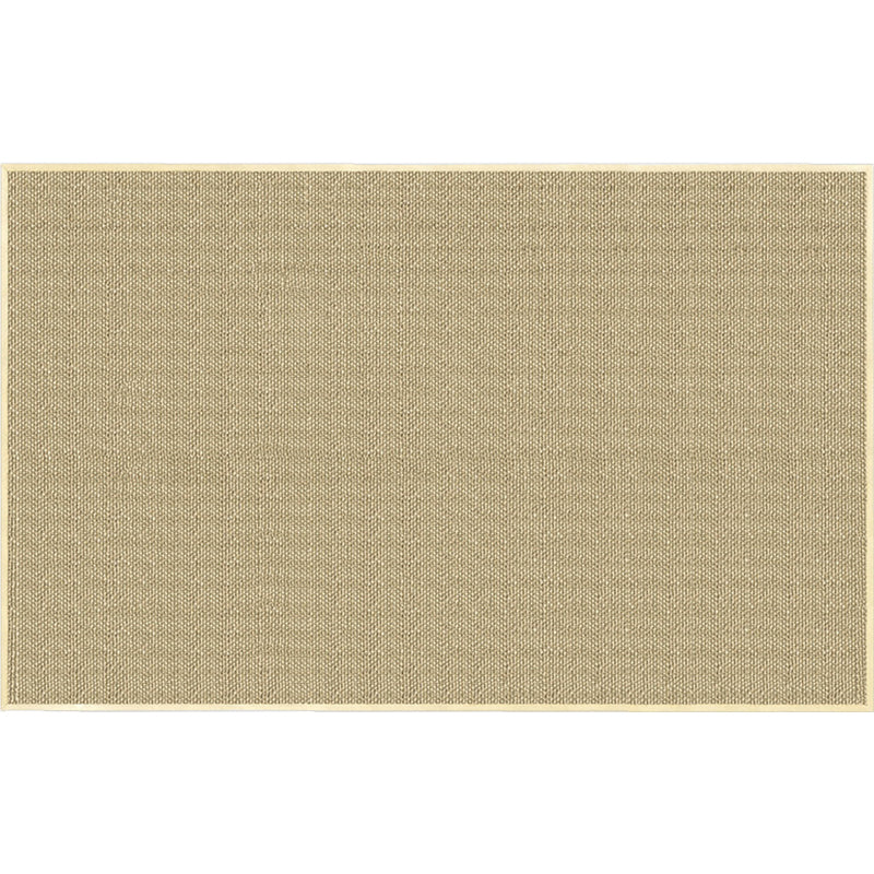 Avtoit | Brown Living Room Rug Rustic Solid Color Rug Sisal Washable Non-Slip Back Pet-Friendly Rug