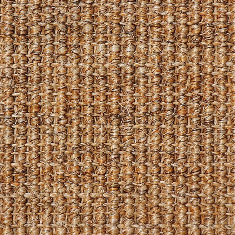 Avtoit | Brown Solid Color Rug Sisal Country Rug Pet Friendly Washable Non-Slip Rug for Bedroom