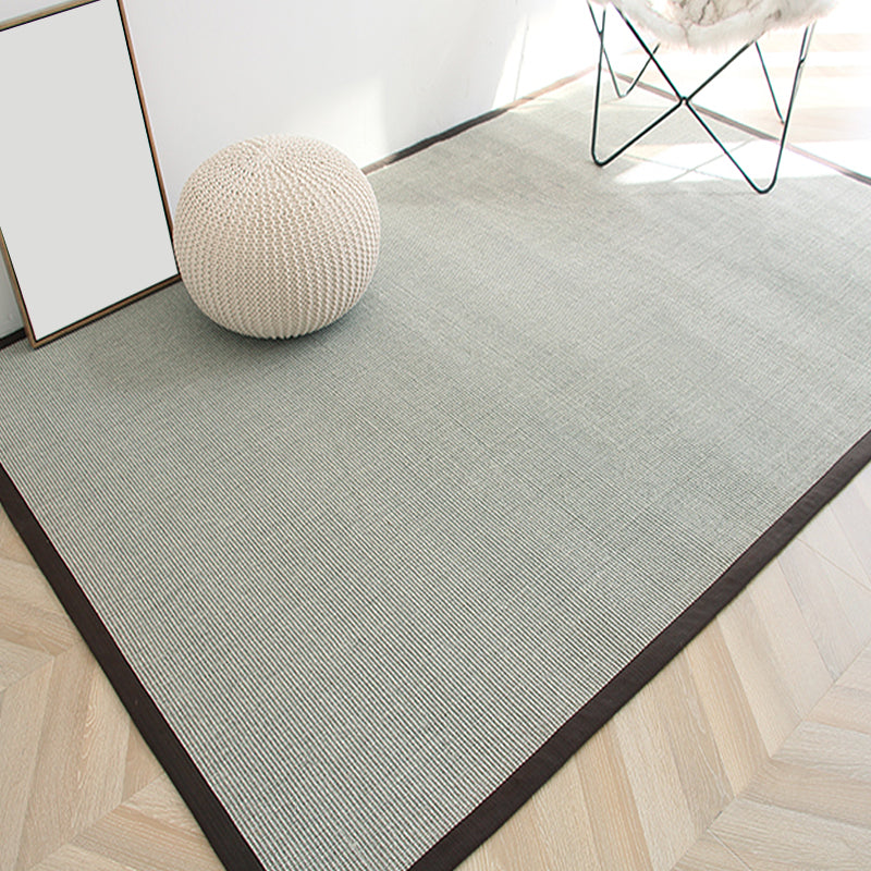 Avtoit | Gray Living Room Rug Rustic Solid Rug Sisal Washable Non-Slip Backing Pet-Friendly Rug