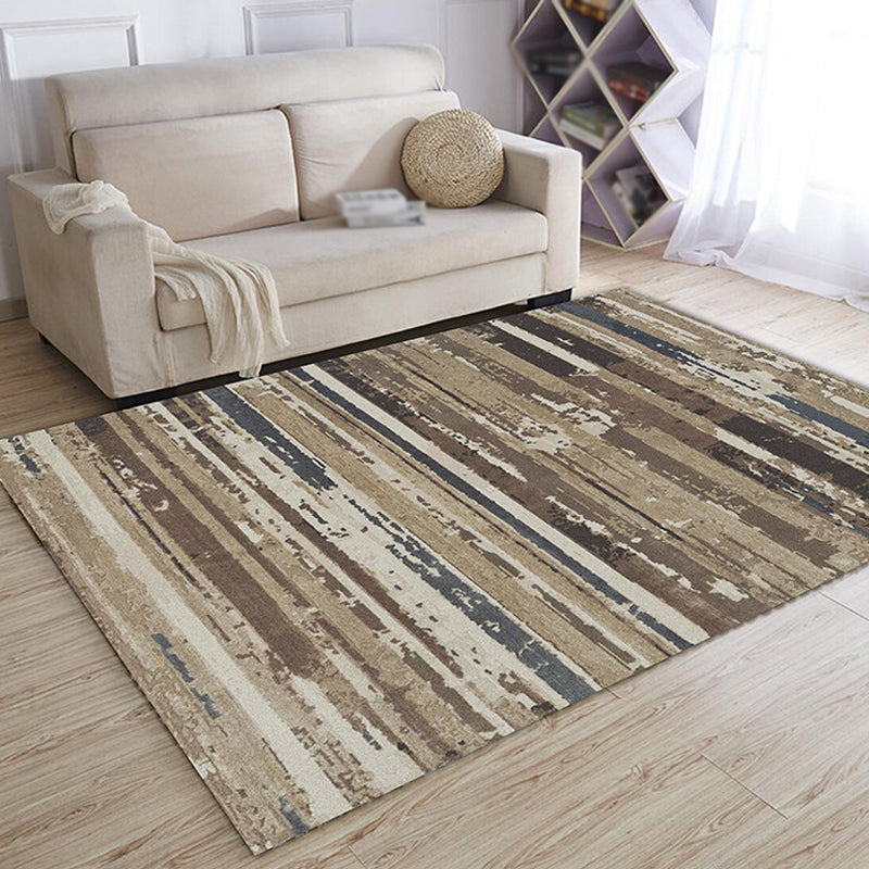 Avtoit | Multicolor Abstract Carpet Polyester Industrial Carpet Pet Friendly Washable Non-Slip Rug for Living Room