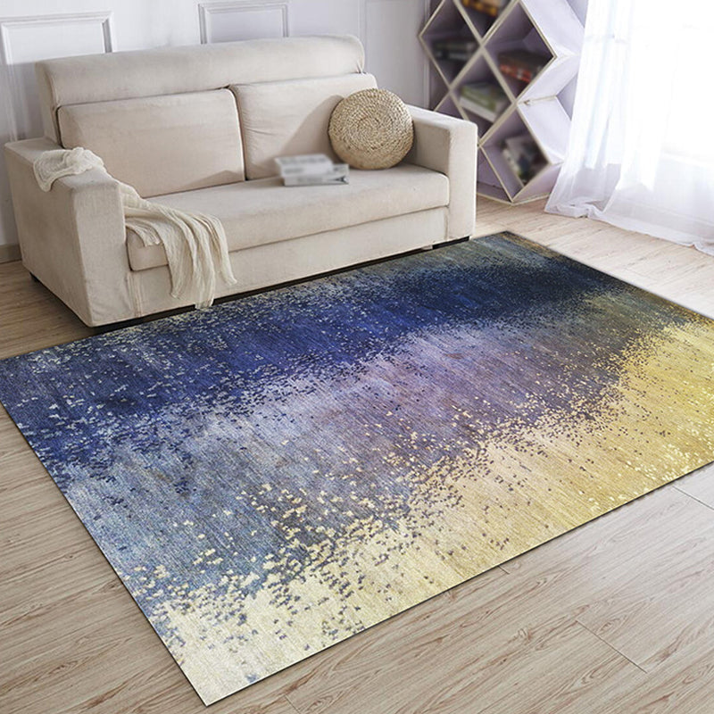 Avtoit | Multicolor Abstract Carpet Polyester Industrial Carpet Pet Friendly Washable Non-Slip Rug for Living Room