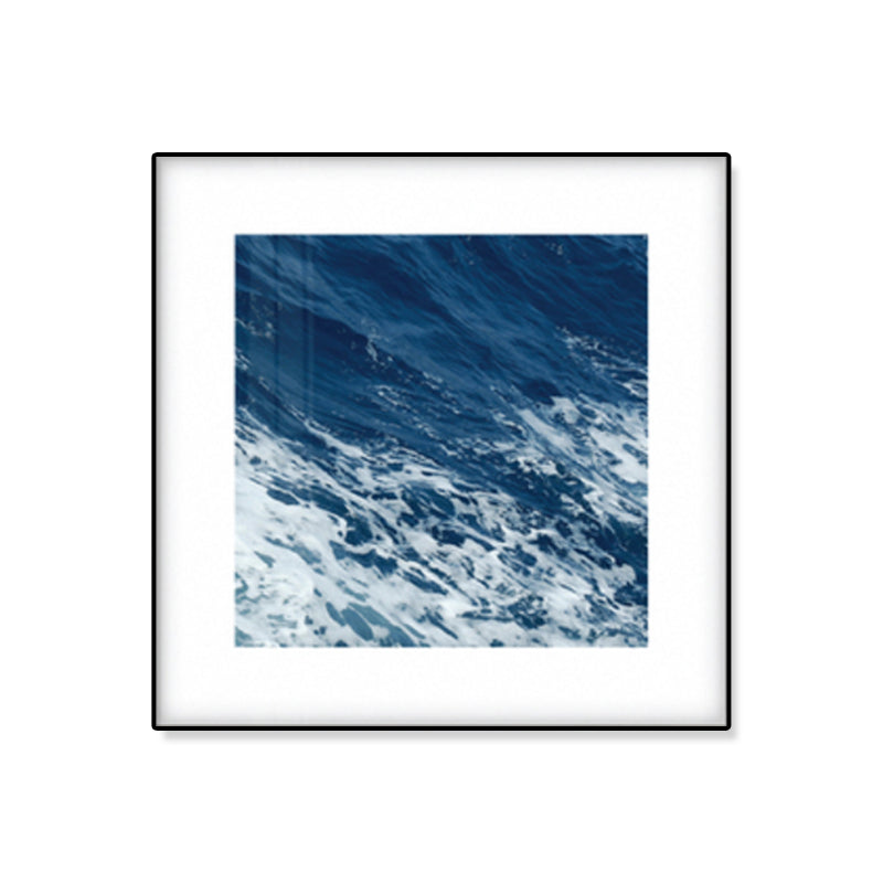 Avtoit | Seascape Ocean Water Wall Art Tropics Textured Canvas in Blue for Home Interior