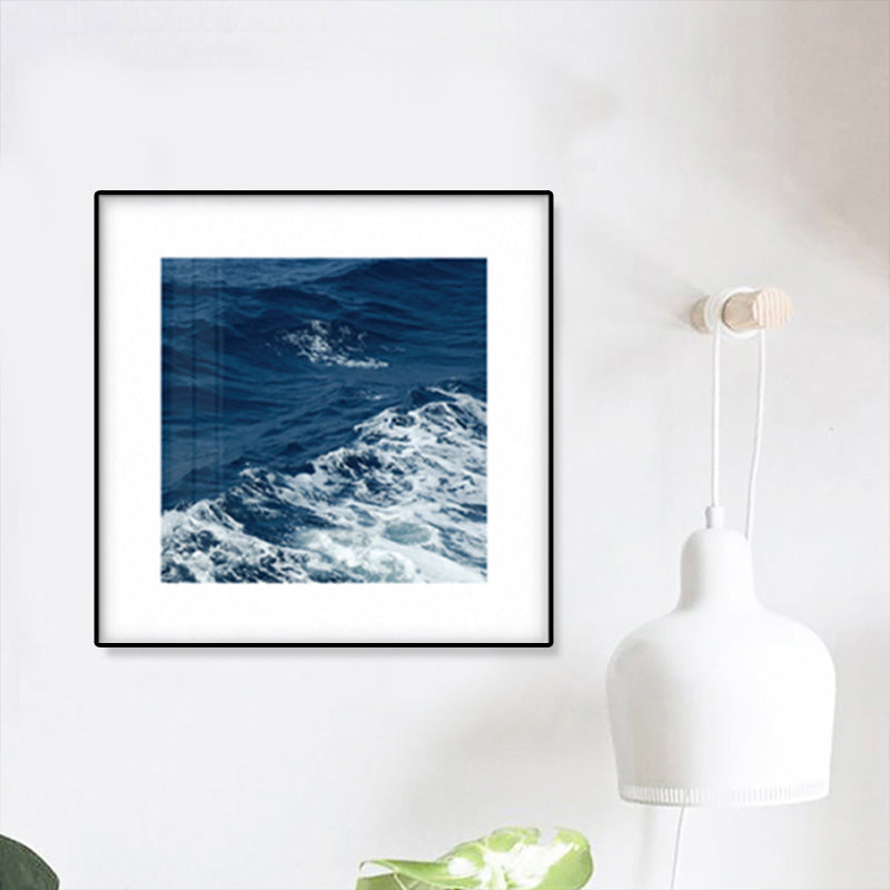 Avtoit | Seascape Ocean Water Wall Art Tropics Textured Canvas in Blue for Home Interior