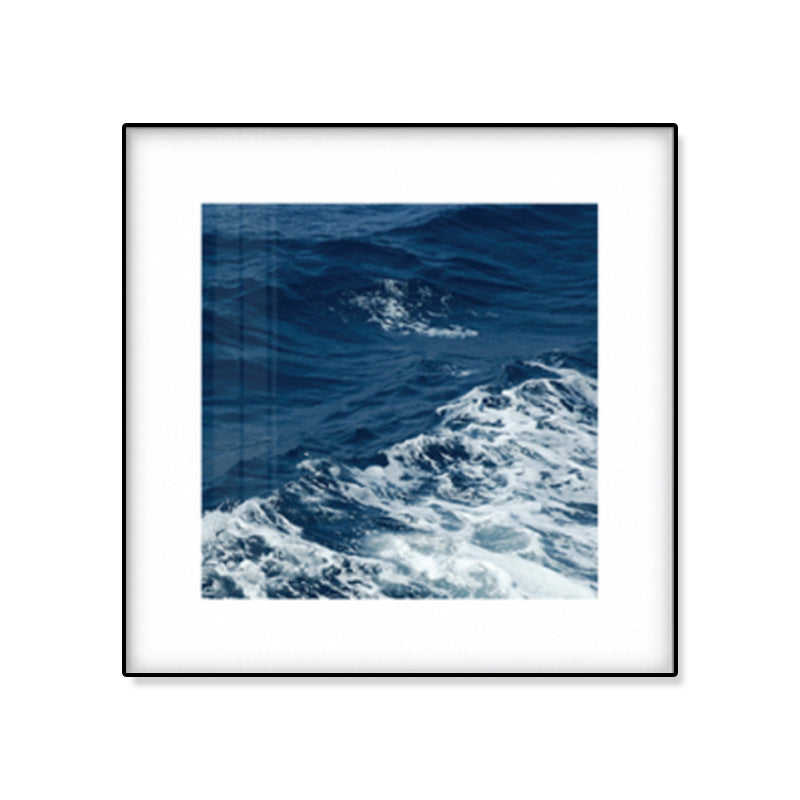 Avtoit | Seascape Ocean Water Wall Art Tropics Textured Canvas in Blue for Home Interior