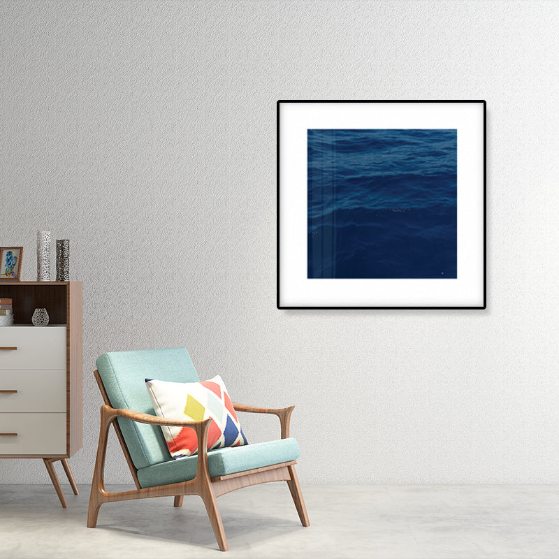 Avtoit | Seascape Ocean Water Wall Art Tropics Textured Canvas in Blue for Home Interior