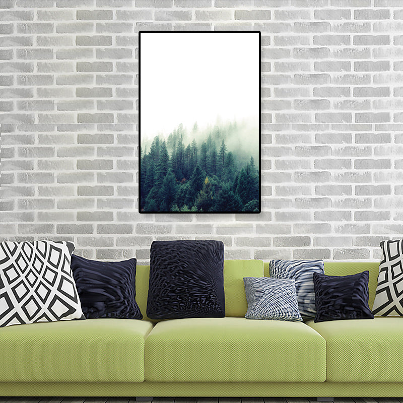 Avtoit | Tropics Natural Landscape Wall Art Living Room Canvas Print in Dark Color, Multiple Sizes