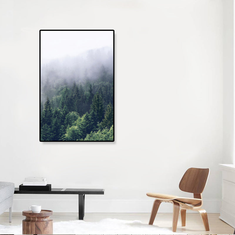 Avtoit | Tropics Natural Landscape Wall Art Living Room Canvas Print in Dark Color, Multiple Sizes