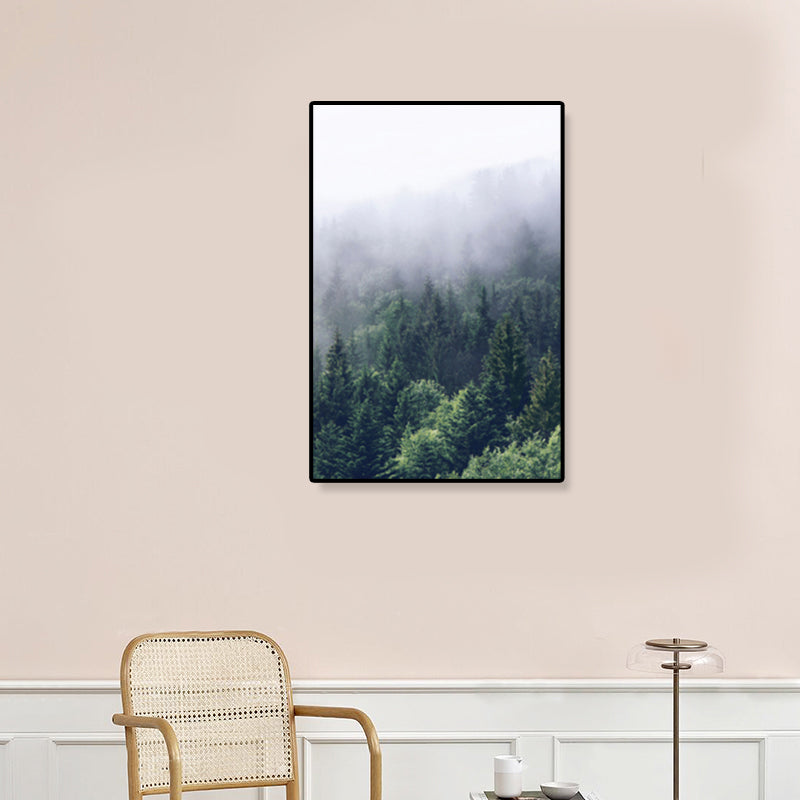 Avtoit | Tropics Natural Landscape Wall Art Living Room Canvas Print in Dark Color, Multiple Sizes