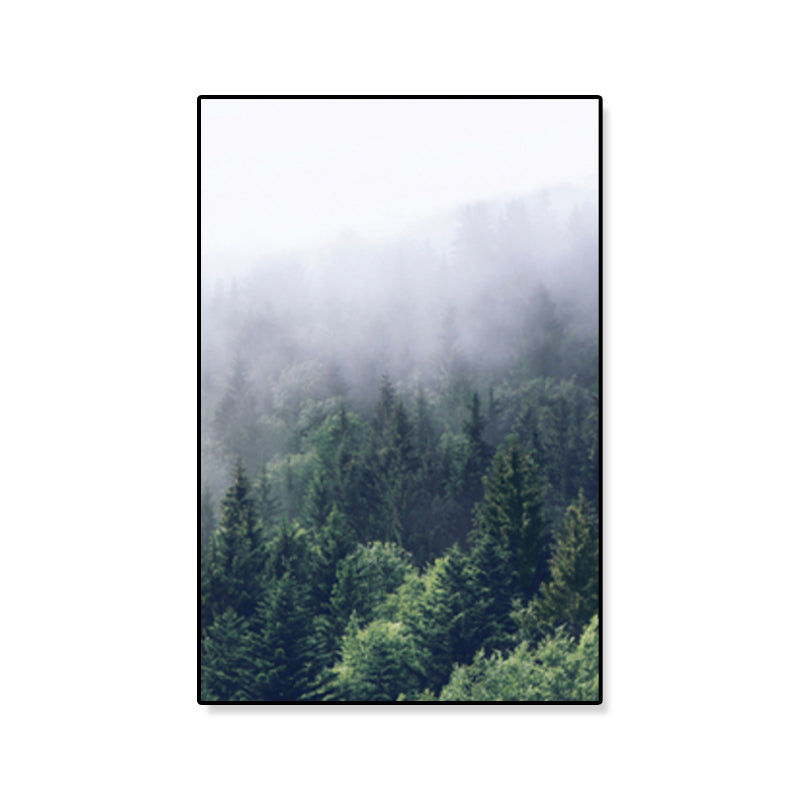 Avtoit | Tropics Natural Landscape Wall Art Living Room Canvas Print in Dark Color, Multiple Sizes
