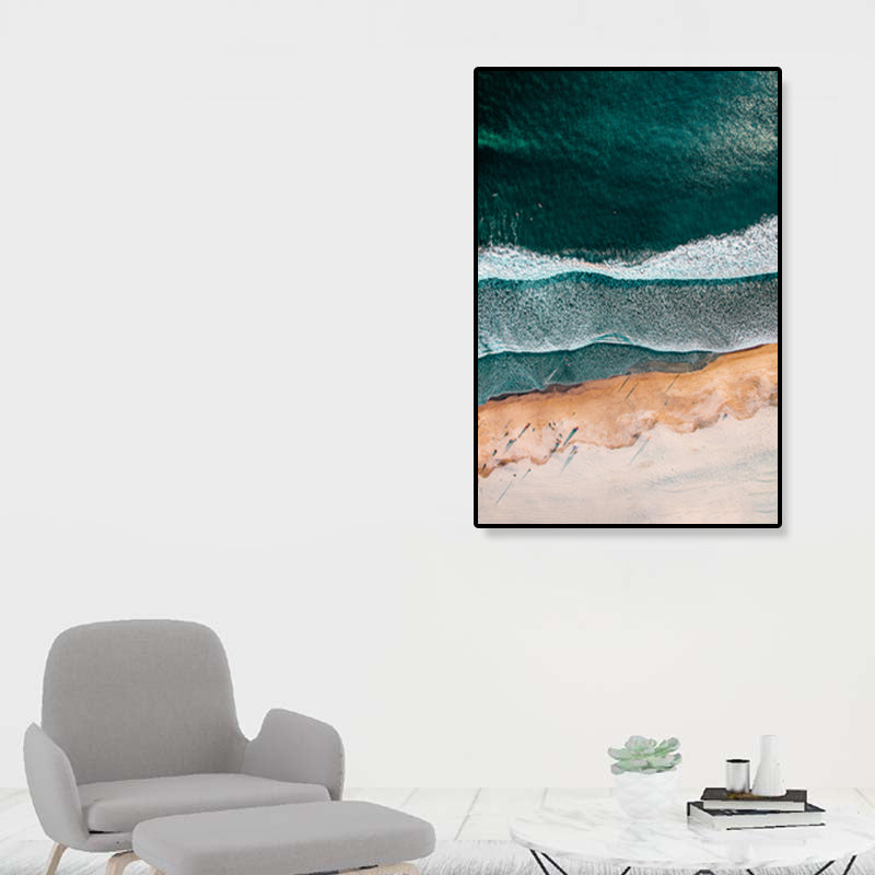 Avtoit | Tropics Natural Landscape Wall Art Living Room Canvas Print in Dark Color, Multiple Sizes