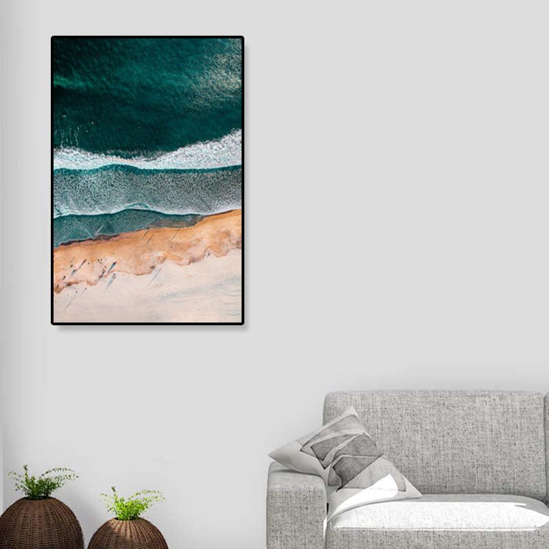 Avtoit | Tropics Natural Landscape Wall Art Living Room Canvas Print in Dark Color, Multiple Sizes