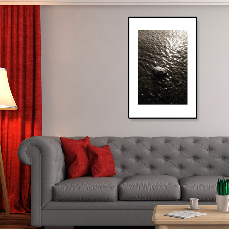 Avtoit | Textured Ocean Surface Wall Art Tropical Canvas Print for Home Decor, Multiple Sizes