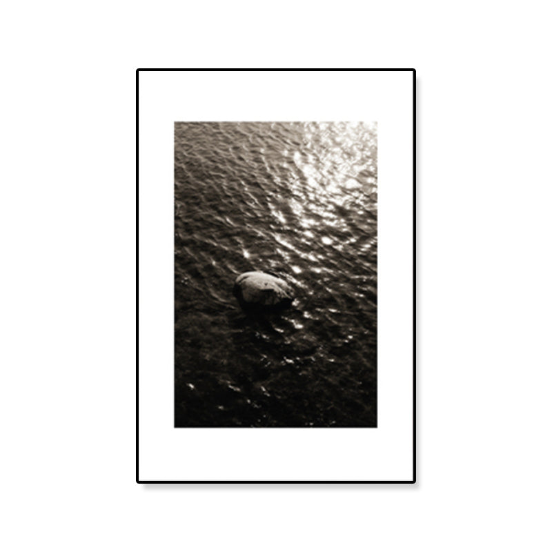 Avtoit | Textured Ocean Surface Wall Art Tropical Canvas Print for Home Decor, Multiple Sizes