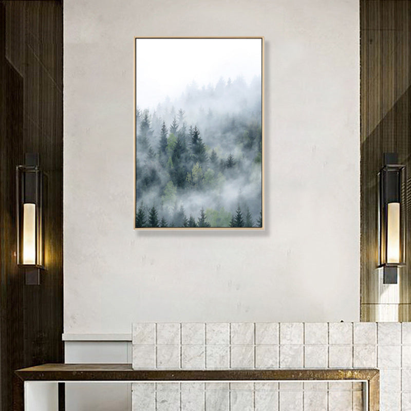 Avtoit | Mysterious Forest Canvas Wall Decoration for Seating Area Photo Landscape Wall Decoration