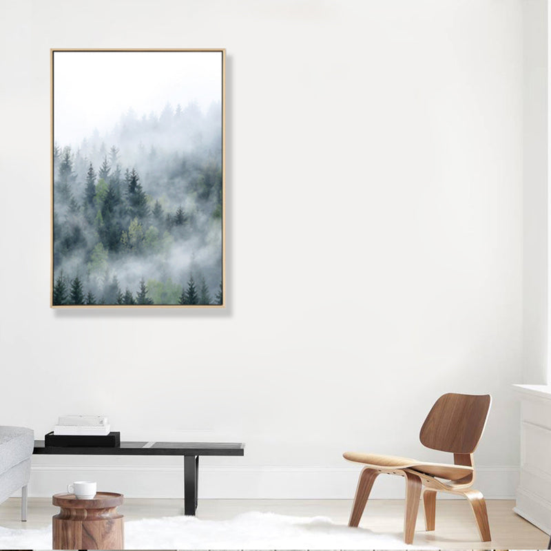 Avtoit | Mysterious Forest Canvas Wall Decoration for Seating Area Photo Landscape Wall Decoration