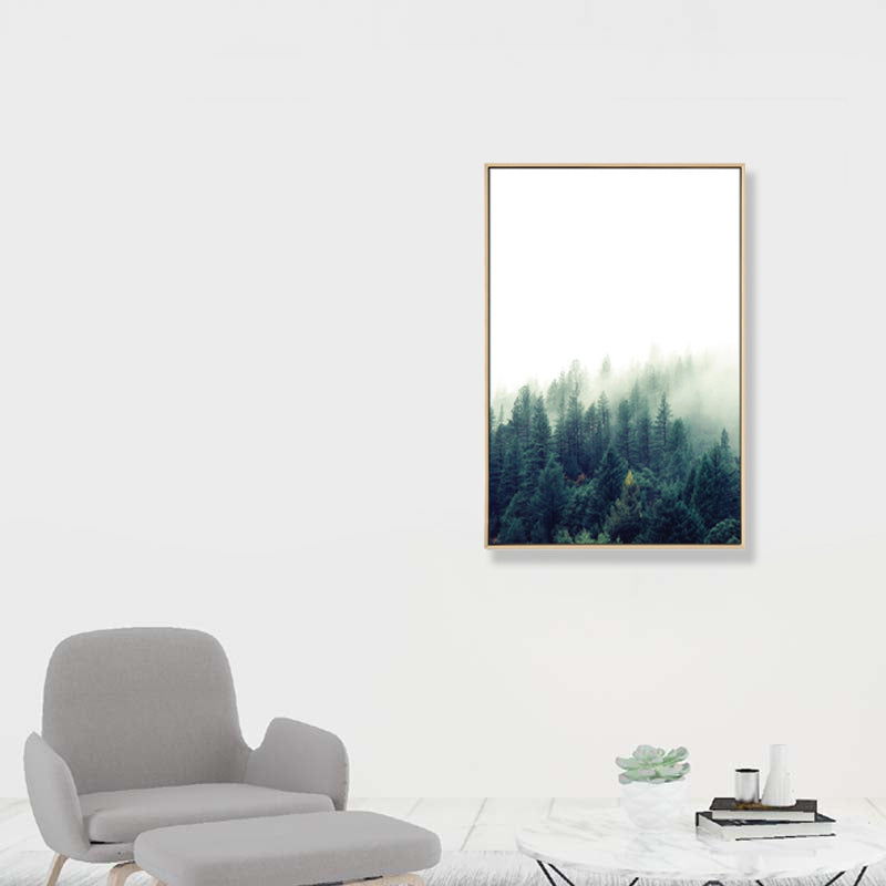 Avtoit | Mysterious Forest Canvas Wall Decoration for Seating Area Photo Landscape Wall Decoration