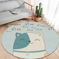 Avtoit | Multicolored Animal Pattern Carpet Polyester Children's Carpet Washable Non-Slip Back Carpet for the Children's Room