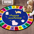 Avtoit | Multifunctional Cartoon Animal Pattern Carpet Polyester Kids Carpet Washable Non-Slip Pet-Friendly Rug for Bedroom