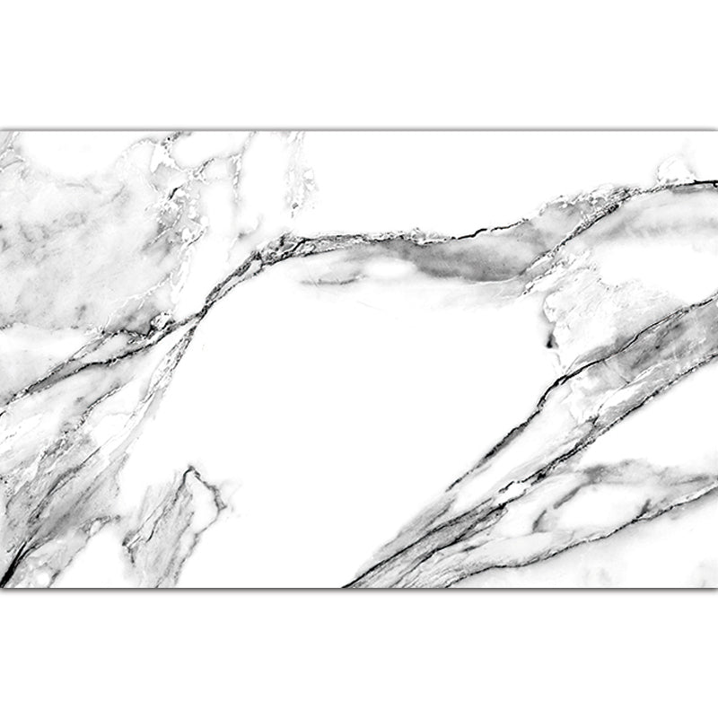 Avtoit | Casual Abstract Rug Black and White Modernist Area Rug Polyester Non-Slip Pet-Friendly Washable Rug for the Living Room