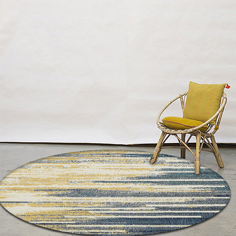 Avtoit | Multicolor Industrial Indoor Rug Polyester Abstract Rug Pet Friendly Washable Non-Slip Carpet for Living Room