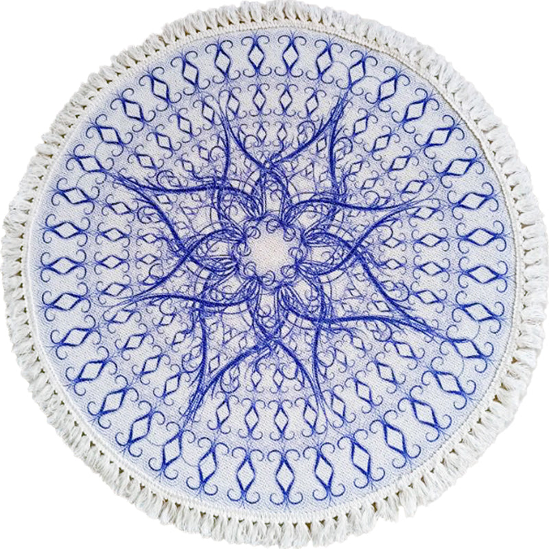 Avtoit | Traditional Tribal Floral Pattern Rug Multicolor Moroccan Rug Flax Pet-Friendly Washable Nonslip Area Rug for Bedroom