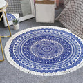 Avtoit | Traditional Tribal Floral Pattern Rug Multicolor Moroccan Rug Flax Pet-Friendly Washable Nonslip Area Rug for Bedroom