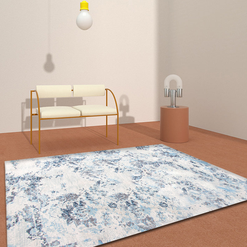 Avtoit | Multicolored Shabby Chic Rug Polypropylene Abstract Rug Pet-Friendly Washable Non-Slip Rug for Living Room