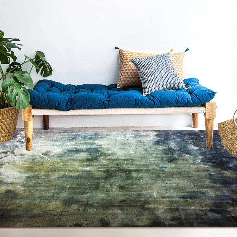 Avtoit | Dark Grey Industrial Carpet Polyester Abstract Pattern Carpet Pet Friendly Non-Slip Washable Rug for Living Room