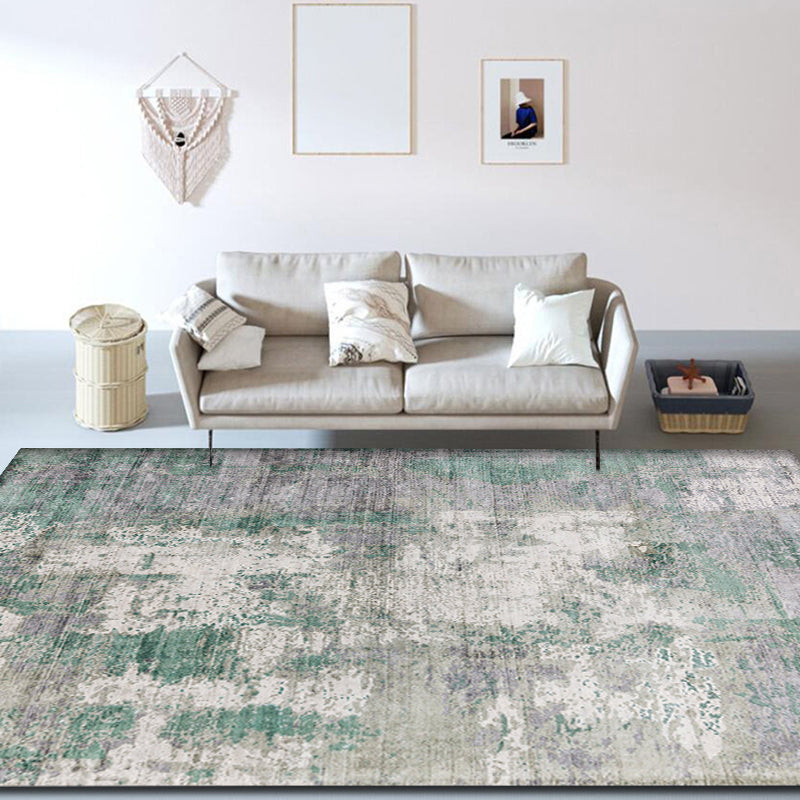 Avtoit | Industrial living room rug abstract rug polyester washable non-slip pet-friendly carpet