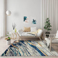 Avtoit | Unusual multicolored industrial carpet polyester swirl stripe pattern carpet washable non-slip backing pet-friendly carpet for home