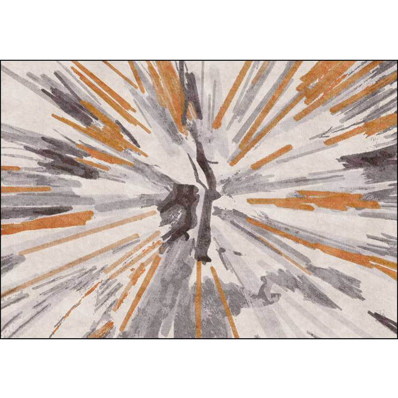 Avtoit | Brown industrial carpet polyester radial pattern carpet pet-friendly washable non-slip carpet for the bedroom