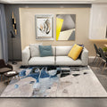 Avtoit | Industrial Abstract Pattern Carpet Multicolor Polyester Carpet Non-Slip Washable Pet-Friendly Carpet for Sitting Area
