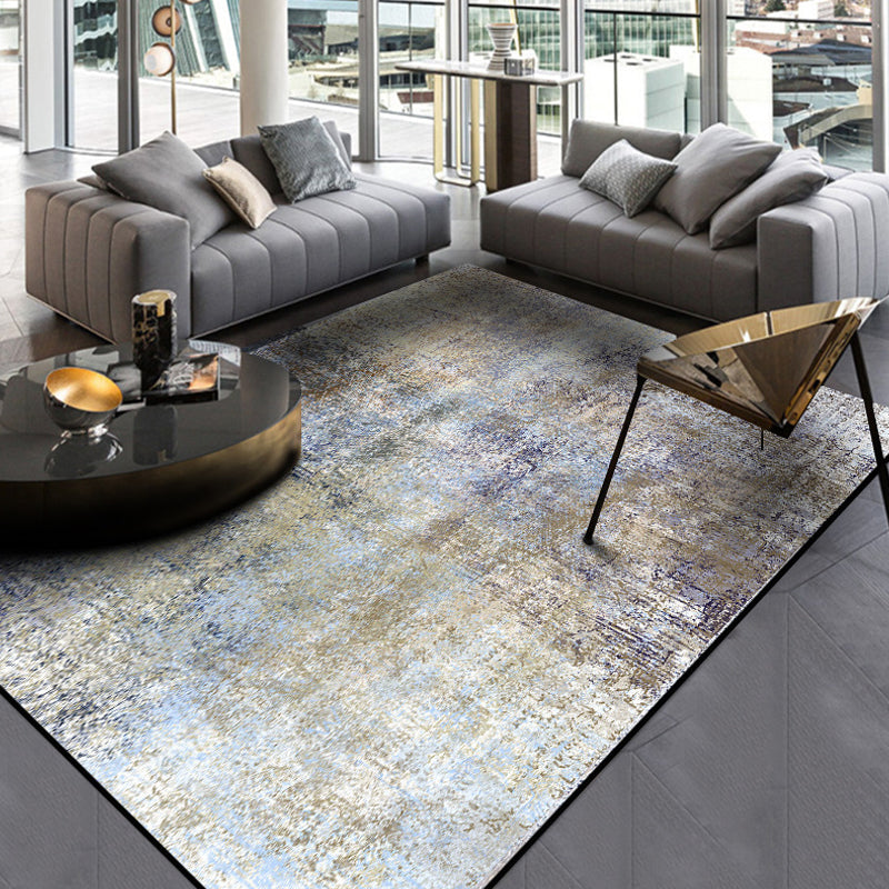 Avtoit | Industrial abstract carpet polyester rug non-slip pet-friendly washable rug for living room