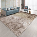 Avtoit | Funky Abstract Rug Multicolored Industrial Carpet Polyester Machine Washable Non-Slip Pet-Friendly Rug for Living Room