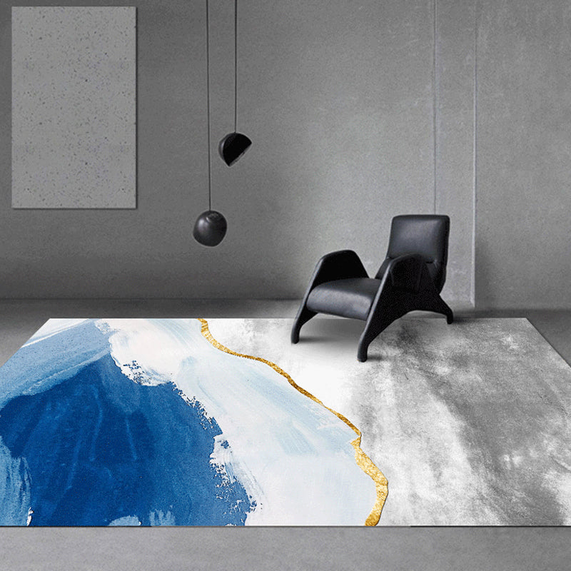 Avtoit | Soft Trendy Indoor Dress Multi Color Abstract Pattern Dress Stain Resistant Washable Carpet for Living Room