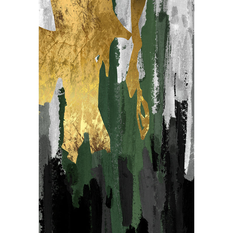 Avtoit | Cyberpunk Living Room Carpet Multi Color Abstract Foil Streams Carpet Polyester Machine Washable Area Rug