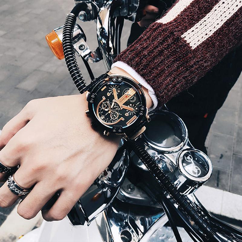 Men's Stainless Steel Chronograph Quartz Watch