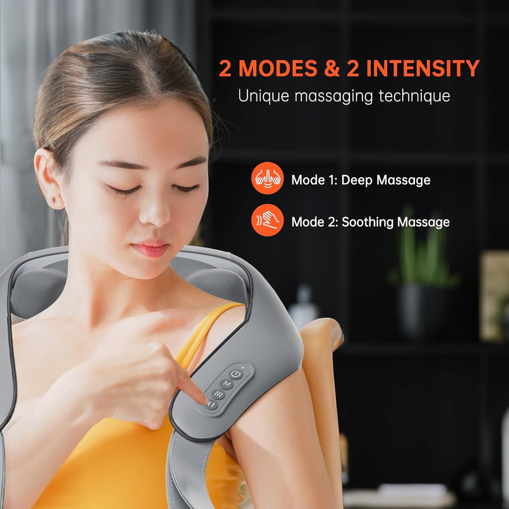 Avtoit | Heated Massage Chair with Back & Neck Cushion – Shiatsu Massage for Total Comfort