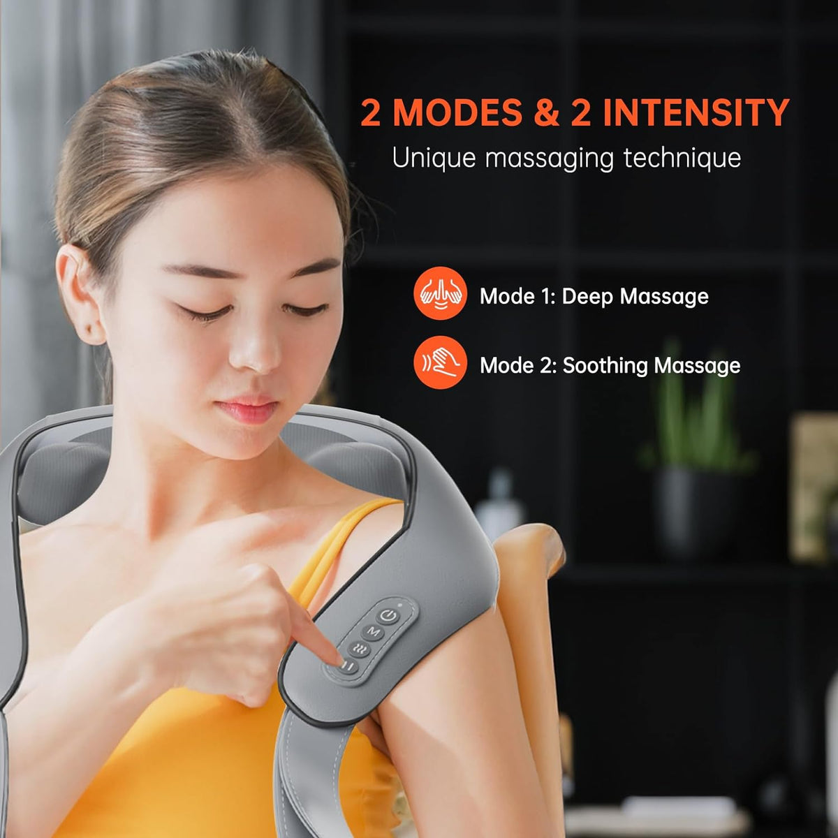 Avtoit | Heated Massage Chair with Back & Neck Cushion – Shiatsu Massage for Total Comfort