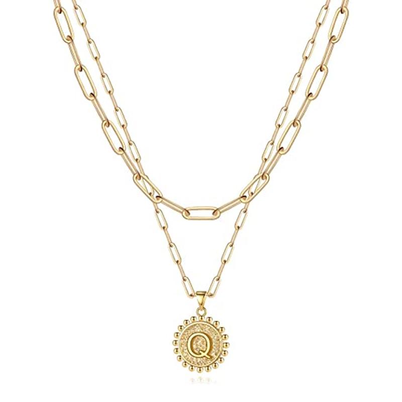 Avtoit | Golden Initial Necklaces for Women