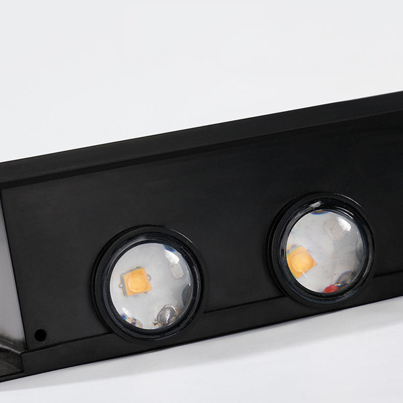 Avtoit | Modern Simplicity Solar Waterproof Rectangular ABS PMMA LED Wall Light Lamp For Outdoor Patio