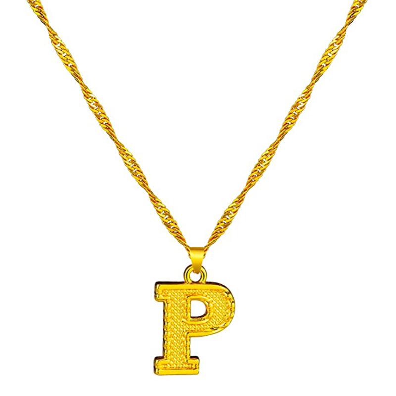 Avtoit | 18K gold-plated initial letter necklace