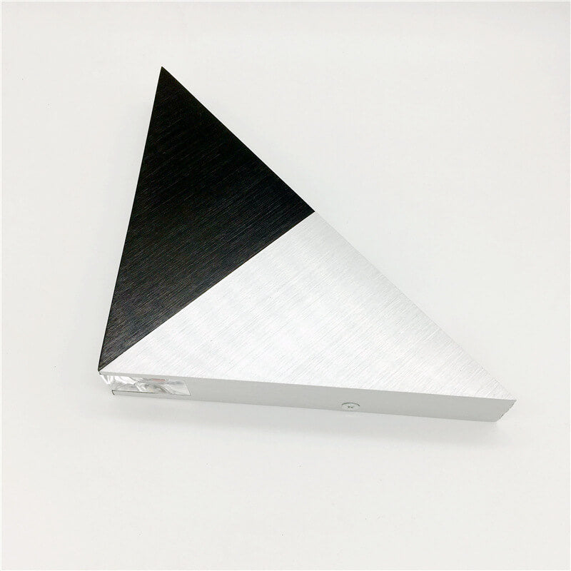 Avtoit | TriLumina Prism LED Wall Light | Creative Pyramid Design | Aluminum & Acrylic | Colored Light Options