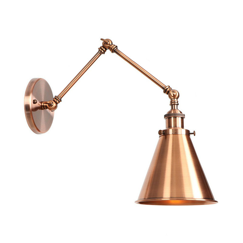 Avtoit Industrial Swing Arm Wall Light Bronze/Copper