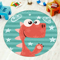 Avtoit | Cartoon Kids Room Carpet Multi-Color Animals Carpet Polyester Washable Stain Resistant Non-Slip Bottom Carpet
