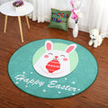 Avtoit | Cartoon Children's Mats Rug Dark Color Animal Land Rug Polyester Pet Friendly Non-Slip Rug