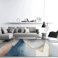 Avtoit | Industrial abstract patterned rug gradient color synthetic rug stain resistant washable non-slip rug for home
