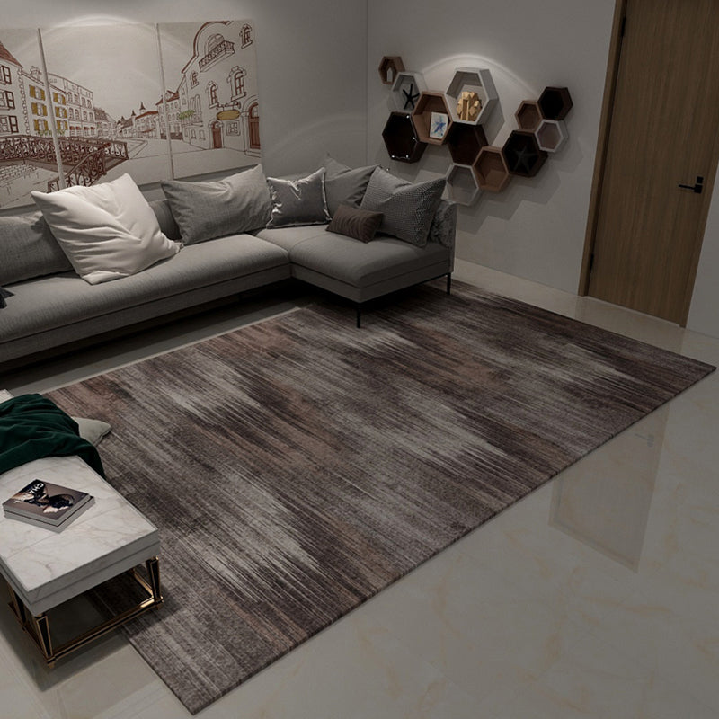 Avtoit | Dark Cyberpunk Style Rug Polypropylene Tie Dye Printed Abstract Rug Non-Slip Back Washable Carpet for Room