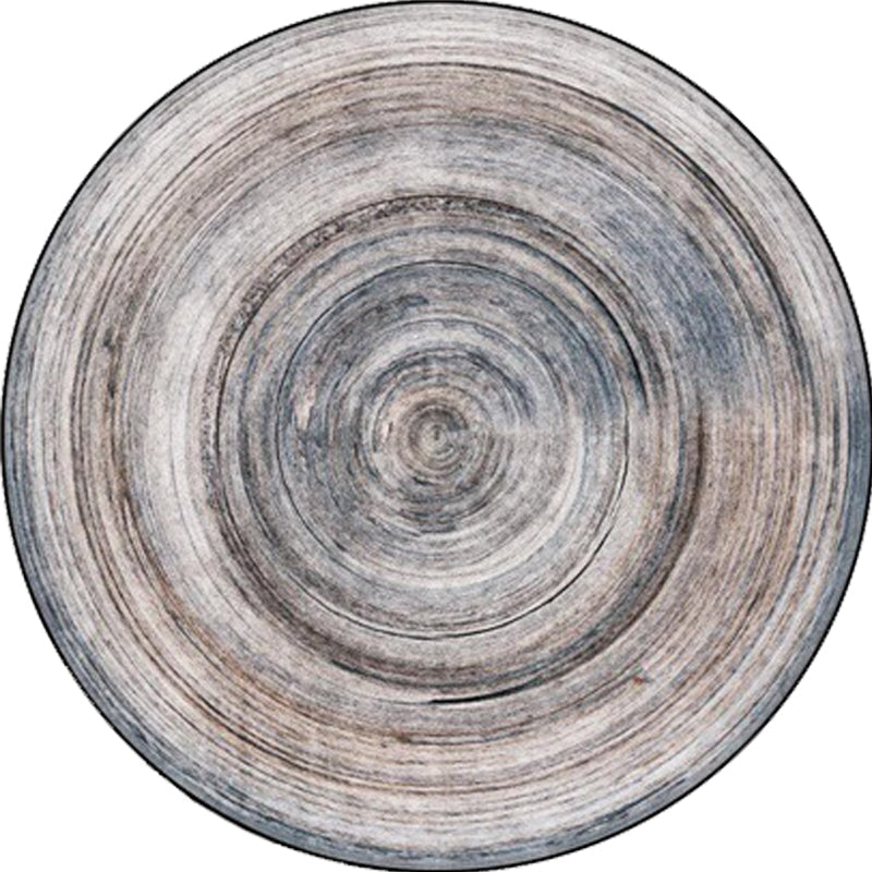 Avtoit | Casual Modern Rug in gray abstract wood grain pattern Rug Polyester machine washable Rug for living space decoration